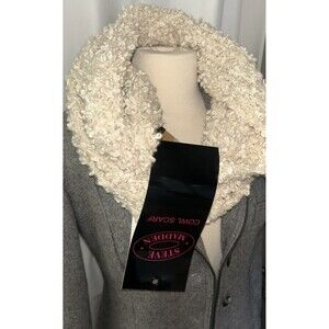Steve Madden Soft Infinity Scarf Cozy Winter Loop Scarf Cream NWT